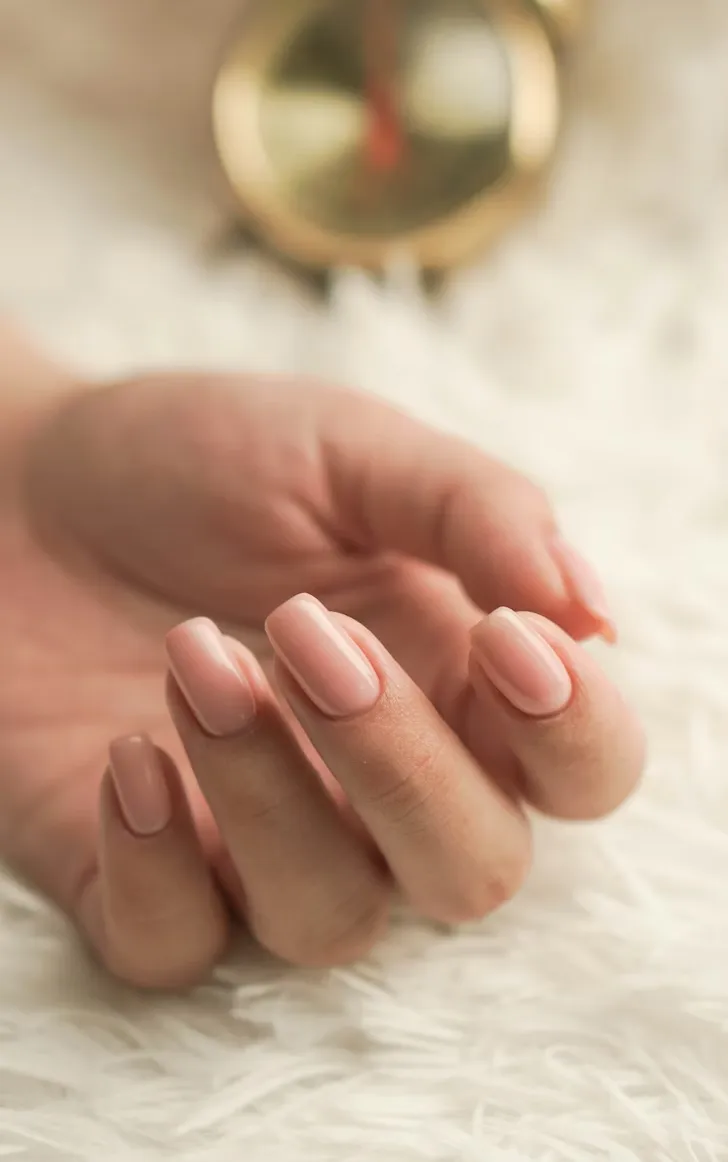 Shellac-Nägel — glänzend, alltagstauglich